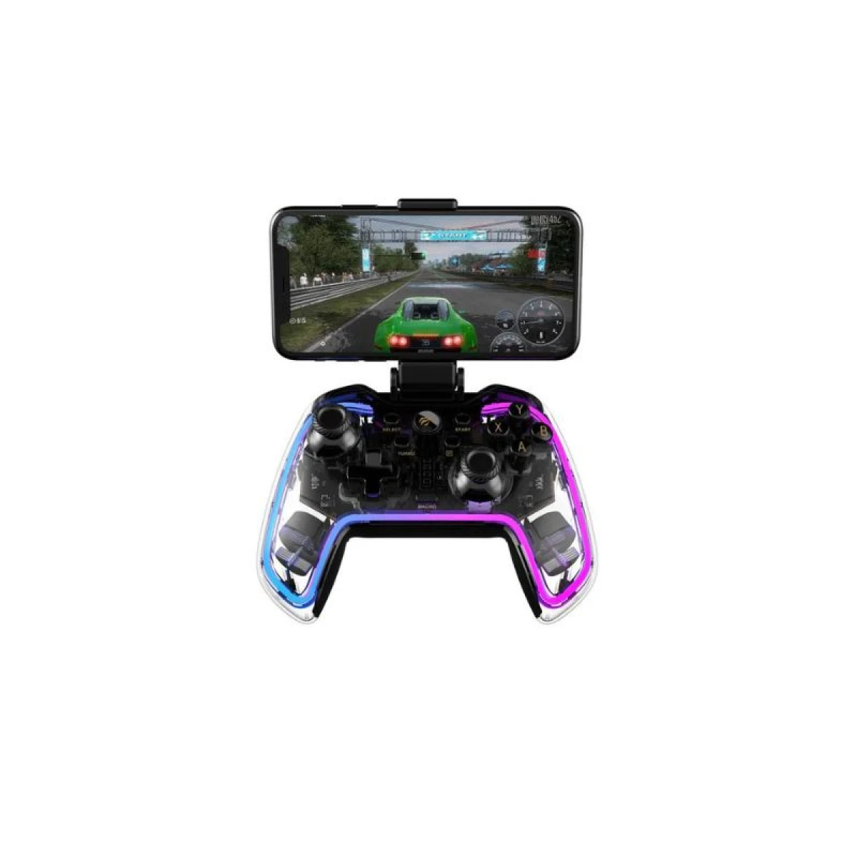 HAVIT G158BT TRANSPARENT RGB GAMEPAD HAVIT G158BT TRANSPARENT RGB GAMEPAD